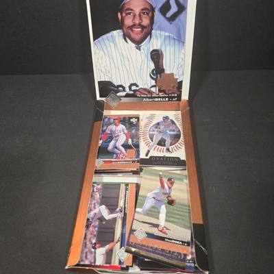LOT 112Z: Three Upper Deck Boxes and Shoe Box Filled with Baseball Cards