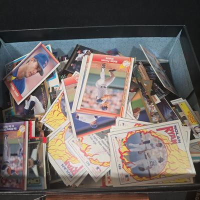LOT 112Z: Three Upper Deck Boxes and Shoe Box Filled with Baseball Cards