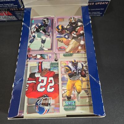 LOT 113Z: Four Boxes of 1993 Pro Set Power Football Trading Cards