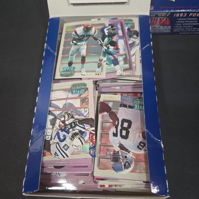 LOT 114Z: Four Boxes of 1993 Pro Set Power Football Trading Cards