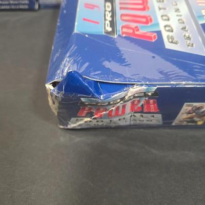 LOT 115Z: Five Unopened Boxes 1993 Pro Set Power Football Trading Cards