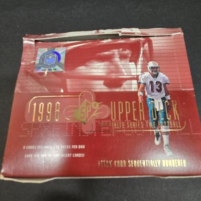 LOT 151Z: Multiple Boxes of Football Trading Cards