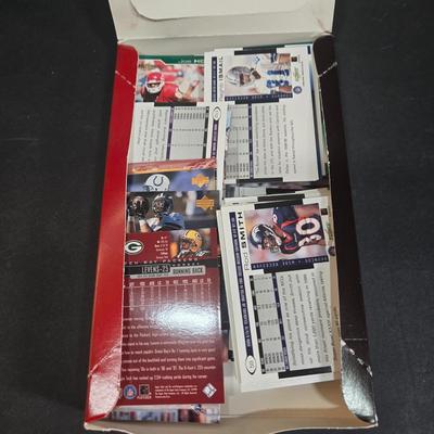 LOT 152: Variety of Boxes of Football Trading Cards
