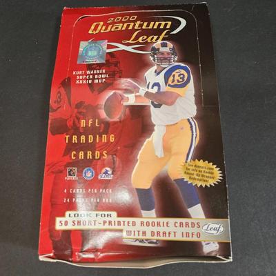 LOT 152: Variety of Boxes of Football Trading Cards