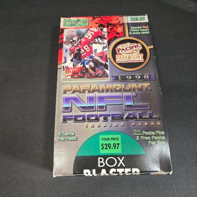 LOT 152: Variety of Boxes of Football Trading Cards