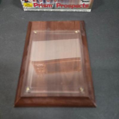 LOT 153Z: Variety of Boxes of Football Trading Cards and Numerous Plastic Holders