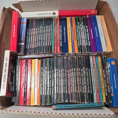 LOT 155Z: Large Box Filled with Books for the Sports History Fans
