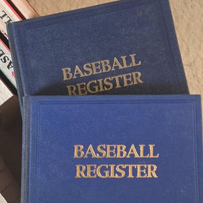 LOT 156Z: Take Me Out To The Ballgame/ Box of Baseball Register Books