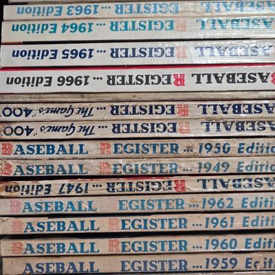 LOT 156Z: Take Me Out To The Ballgame/ Box of Baseball Register Books