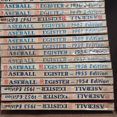LOT 156Z: Take Me Out To The Ballgame/ Box of Baseball Register Books
