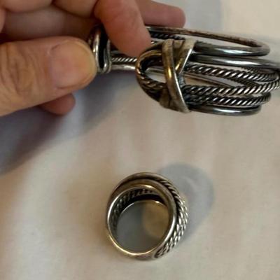David Yurman Sterling Cable Crossover Set (K-SS)