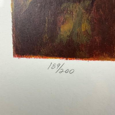 097 Original Serigraph By June Stratton "Knights Valley" Signed & Numbered #189/200