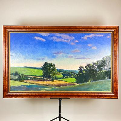 099 Large Original Oil Landscape Painting By Michael Bare