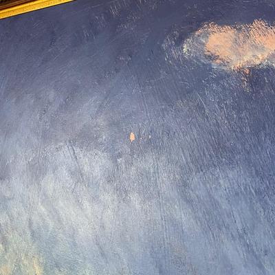 099 Large Original Oil Landscape Painting By Michael Bare