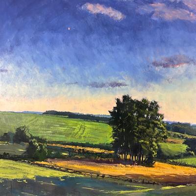 099 Large Original Oil Landscape Painting By Michael Bare