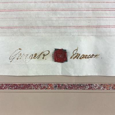 101 Antique Land Indenture - London Circa 1840