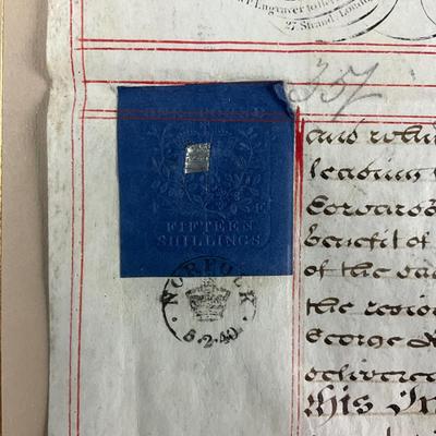 101 Antique Land Indenture - London Circa 1840