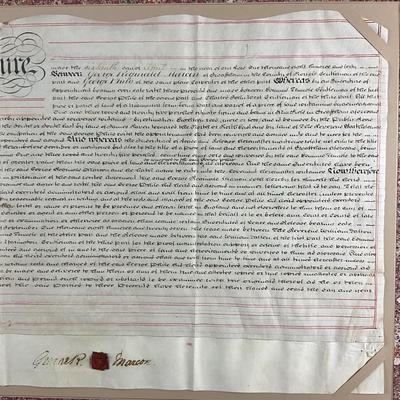 101 Antique Land Indenture - London Circa 1840
