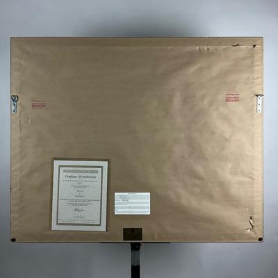 105 Hand Pulled Lithograph By Altino Villasante "The Courtyard In Spring"