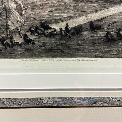 106 Antique Engraving "Saint Marks Square, Venice" Signed by A. Haig London 1898