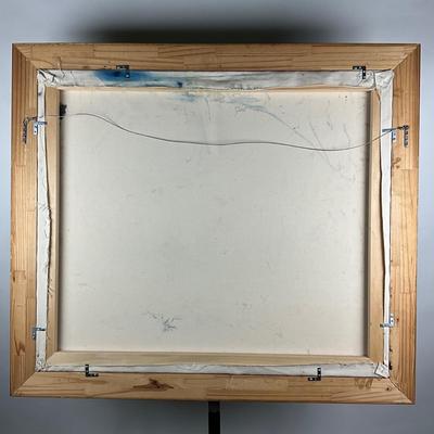 107 Oil Painting On Canvas By Michael Bare Of Snow Scene In Maryland