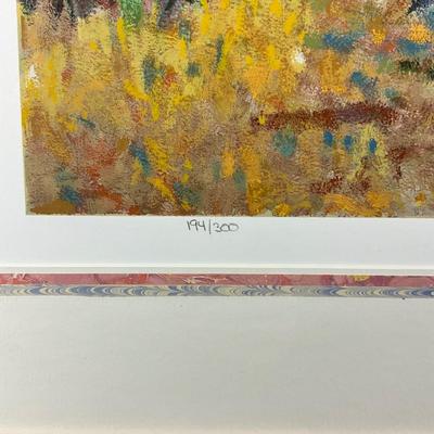 109 French Village Scene Serigraph By Christian Title Signed & Numbered