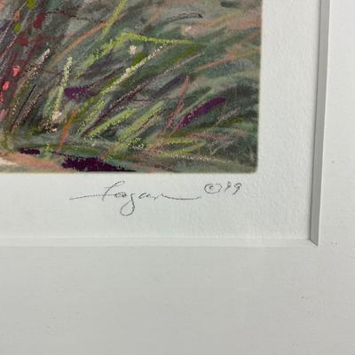 116 "Warm Sunday In February" By Fagan Serigraph Landscape #3/395 Circa 1999