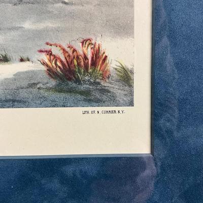 119 Currier & Ives (1855) "The Road—Winter" Hand-Colored Lithograph, O. Knirsch