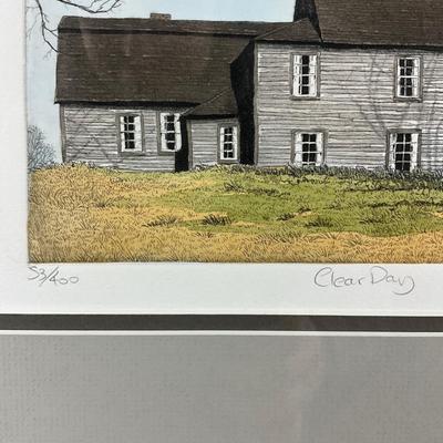 123 "Clear Day" Printed Image Signed & Numbered By Paul Getty
