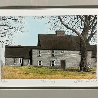 123 "Clear Day" Printed Image Signed & Numbered By Paul Getty