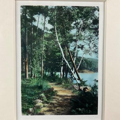 134 Hand-Colored Photograph "Lake George"