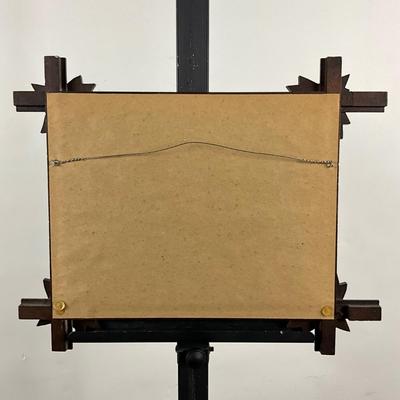 135 Tramp Frame With Botanical Moths, Butterflies And Vegetation