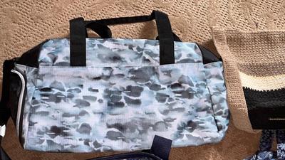 LIZ CLAIBORNE, DSW DUFFLE BAG AND TWO MATCHING TRAVEL BAGS