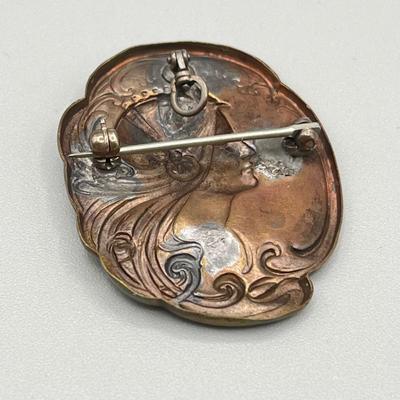 LOT 3: Four Vintage Pins / Brooches Including One Sterling Signed Les Bernard