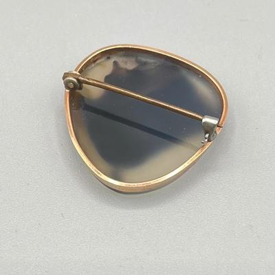 LOT 3: Four Vintage Pins / Brooches Including One Sterling Signed Les Bernard