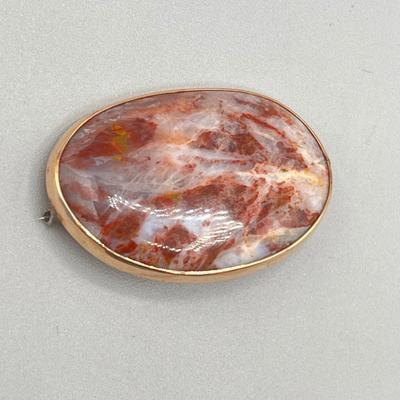 LOT 3: Four Vintage Pins / Brooches Including One Sterling Signed Les Bernard