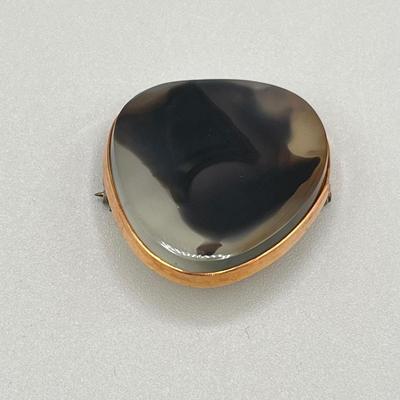 LOT 3: Four Vintage Pins / Brooches Including One Sterling Signed Les Bernard