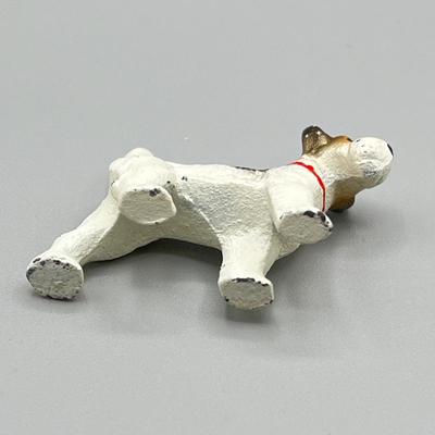 LOT 6: Vintage / Antique Painted Cast Iron Miniature Cat and Dog Figurines