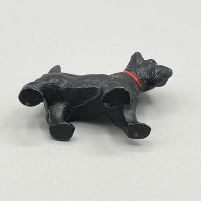 LOT 6: Vintage / Antique Painted Cast Iron Miniature Cat and Dog Figurines