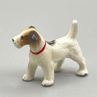 LOT 6: Vintage / Antique Painted Cast Iron Miniature Cat and Dog Figurines