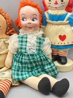 LOT 7: Vintage Dolls / Toys - Raggedy Ann and More