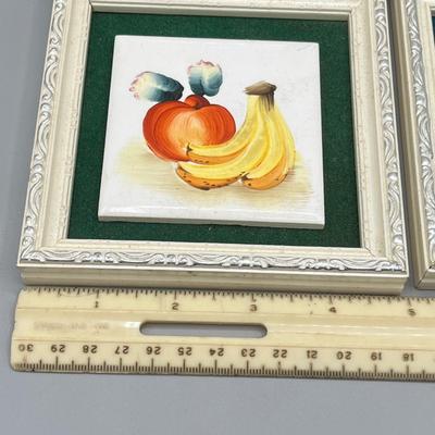 LOT 10: Trivets and Decorative MCM Painted Tiles