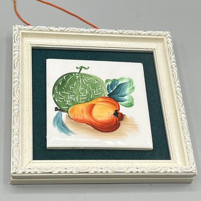 LOT 10: Trivets and Decorative MCM Painted Tiles