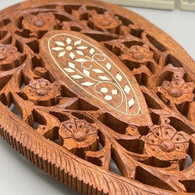 LOT 10: Trivets and Decorative MCM Painted Tiles