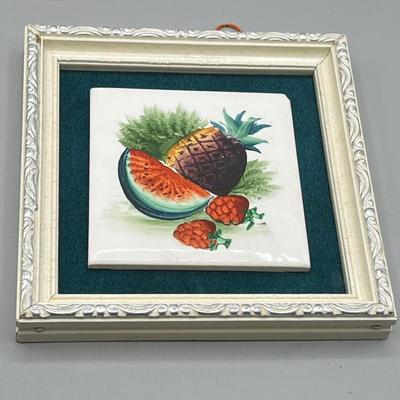 LOT 10: Trivets and Decorative MCM Painted Tiles