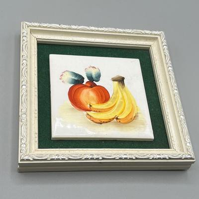 LOT 10: Trivets and Decorative MCM Painted Tiles