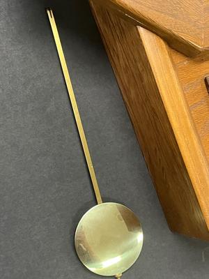 LOT 12: Vintage DuPont Items - Hamilton Wall Clock and Commemorative Plate