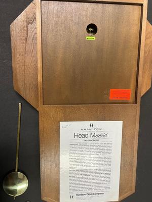 LOT 12: Vintage DuPont Items - Hamilton Wall Clock and Commemorative Plate