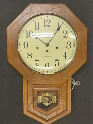 LOT 12: Vintage DuPont Items - Hamilton Wall Clock and Commemorative Plate