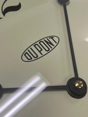 LOT 12: Vintage DuPont Items - Hamilton Wall Clock and Commemorative Plate